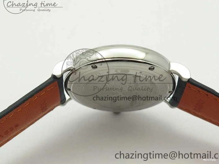 MIROTIME 0103 Portofino Automatic SS FKF 1:1 Best Edition Blue Dial on Blue Leather Strap A Cozy 7133